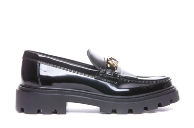 Tod's 30mm Chunky Leather Loafers In Black