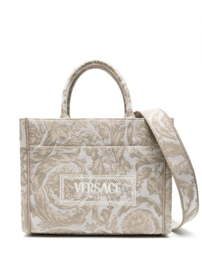 Versace Totes In Beigegold