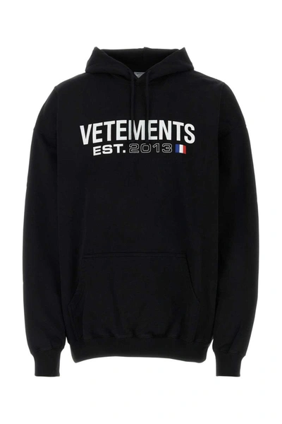 Vetements Sweatshirts In Black