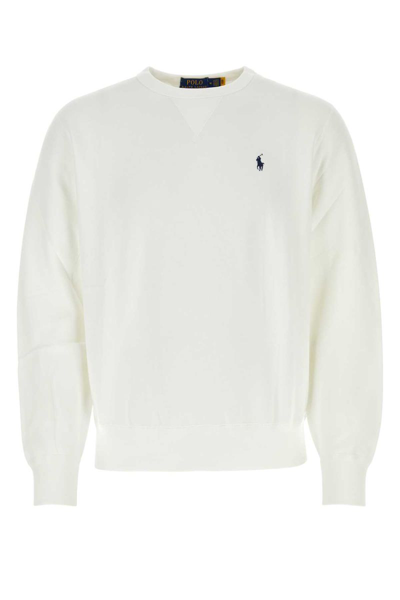 Polo Ralph Lauren Crewneck Sweatshirt With Logo In White