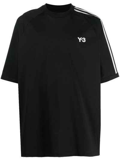 Y-3 Cotton T-shirt With  Logo In Multi-colored