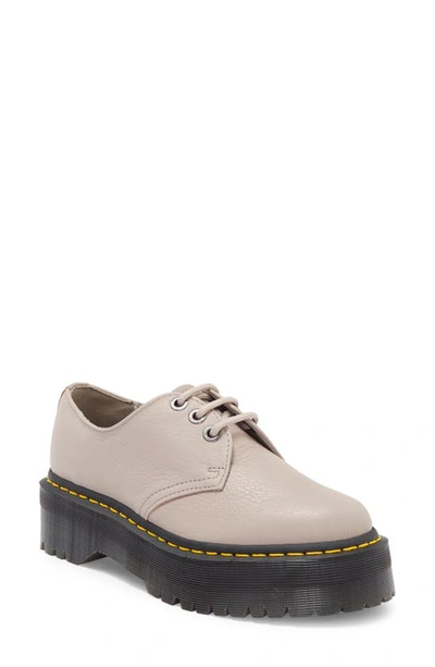 Dr. Martens 1461 Quad Leather Derby Shoes In Neutral