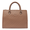 Liu •jo Logo Handbag In Brown