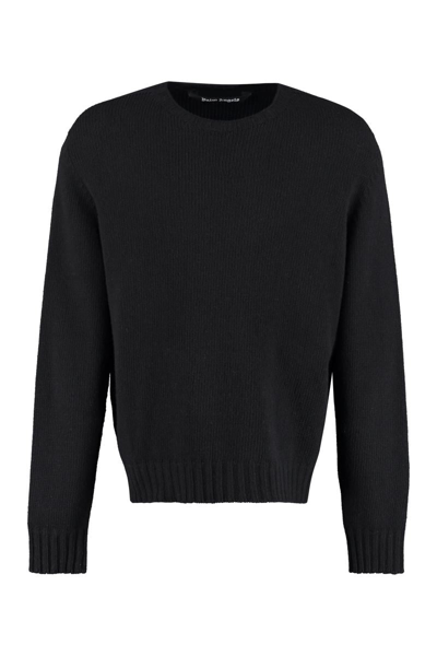 Palm Angels Wool Blend Pullover In Black