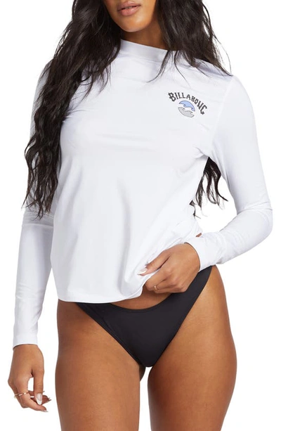 Billabong Core Relaxed Fit Rashguard In White
