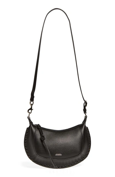 ISABEL MARANT OSKAN MOON LEATHER SHOULDER BAG