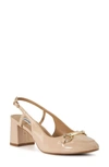 Dune London Cassie Slinback Pump In Beige