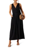 Petal And Pup Miya Wide Leg Jumpsuit In Black