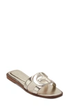 Cole Haan Chrisee Slide Sandal In Soft Gold