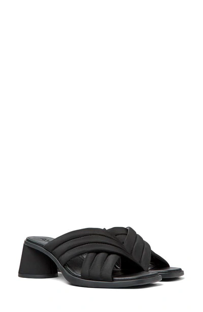 Camper Kiara Slide Sandal In Black