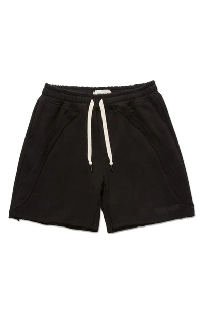 Honor The Gift Cotton Terry Shorts In Black