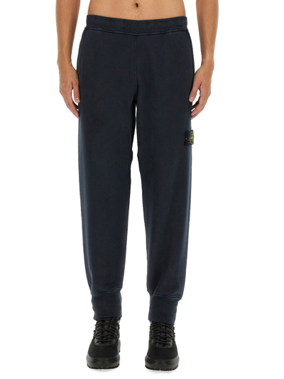 Stone Island Jogging Trousers In Blue