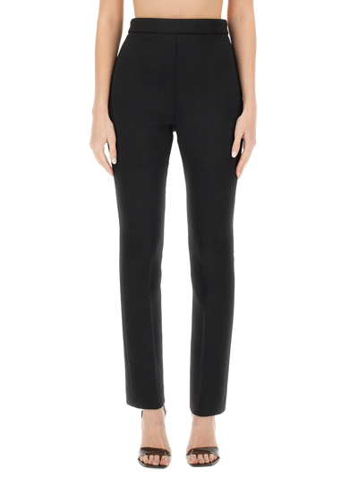 Max Mara Slim Fit Pants In Black