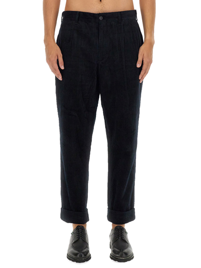 Engineered Garments Velvet Trousers In Blue