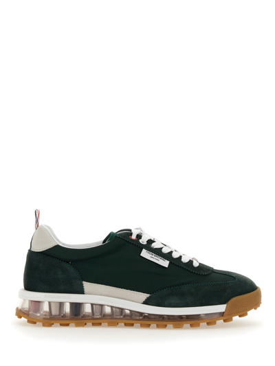 Thom Browne Trainer With Logo In Green