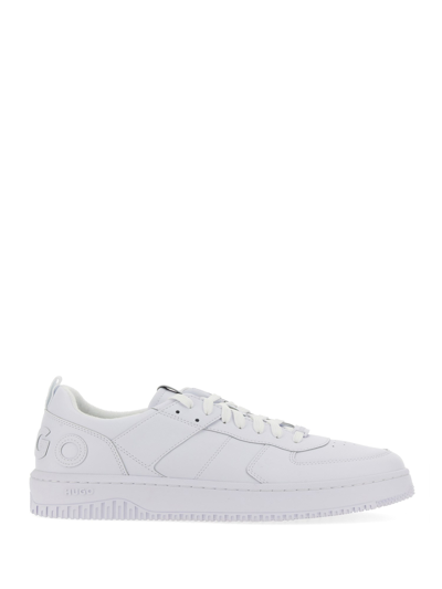 Hugo Sneaker With Logo In White