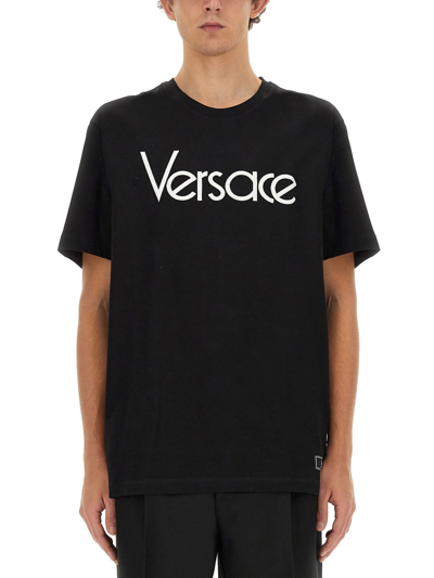 VERSACE T-SHIRT WITH 1978 RE-EDITION LOGO
