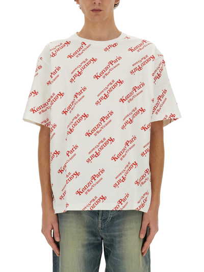 Kenzo Byverdy Over Tee In White