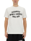 Dsquared2 Graphic Print Crew-neck Cool Fit T-shirt In White
