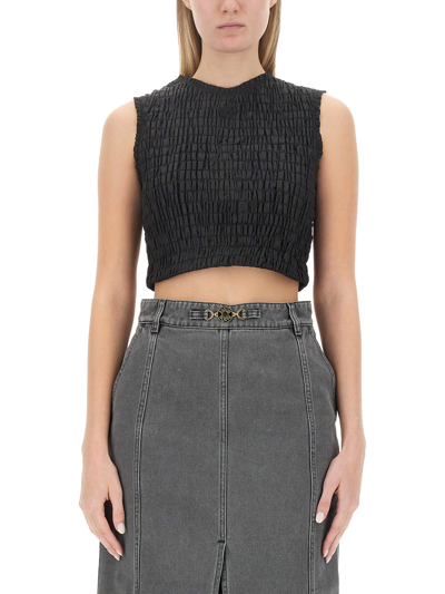 Patou Top Cropped In Black