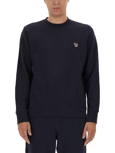 Ps By Paul Smith Sweatshirt With Logo In Blue