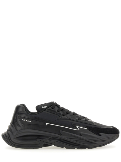 Balmain B-dr4g0n Panelled Sneakers In Black