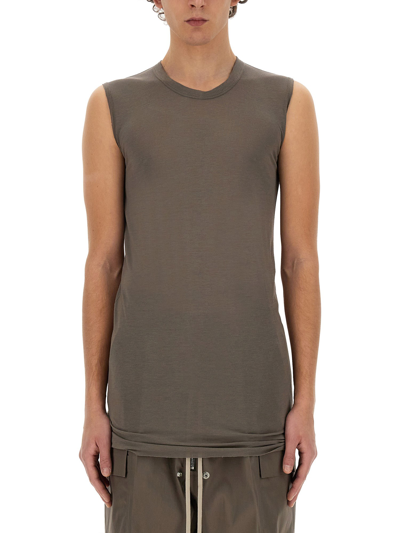 Rick Owens Top Basic In Beige