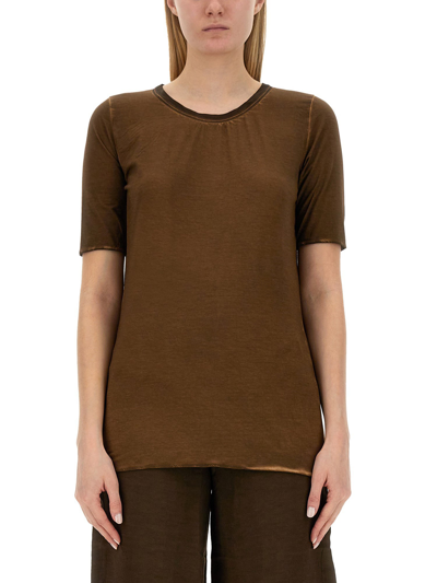 Uma Wang Cotton T-shirt In Brown