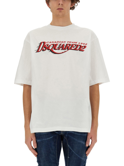 Dsquared2 T-shirt With Logo In White