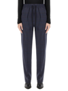 Isabel Marant Étoile Priska Pleated Prince Of Wales Checked Wool-blend Pants In Blue