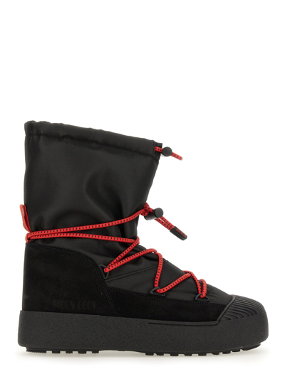 Moon Boot Mtrack Polar Lace-up Snow Boots In Black