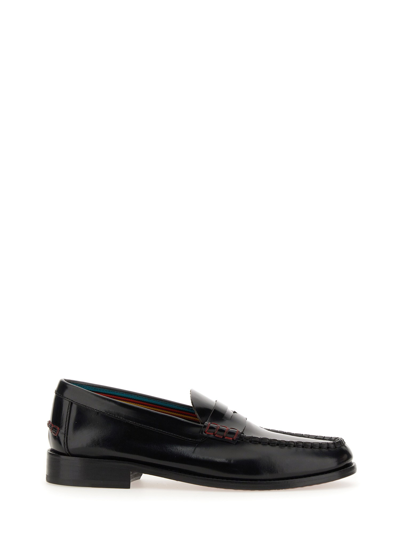 Paul Smith Leather Loafer In Black