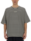 Dolce & Gabbana Striped Short-sleeved T-shirt In Multicolour