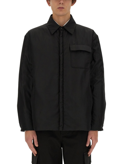 Valentino Reversible Jacket With Iconographe Toile Pattern In Black