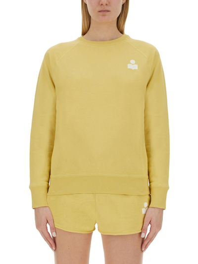 Marant Etoile "milla" Sweatshirt In Yellow
