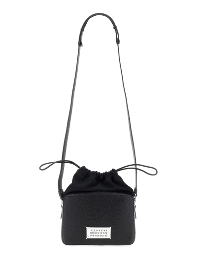 Maison Margiela Shoulder Bag With Logo In Black