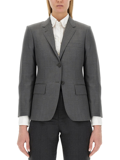 Thom Browne Classic Sports Coat In Grey