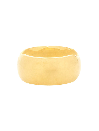 Balenciaga Maxi Band Ring In Gold