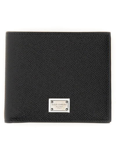 Dolce & Gabbana Bifold Wallet In Black