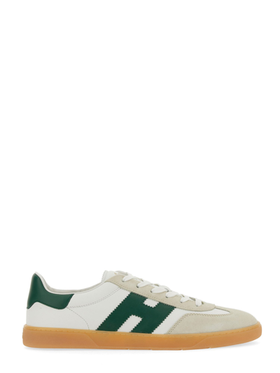 Hogan Cool Sneakers In White/green