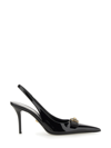 Versace Gianni Ribbon In Black