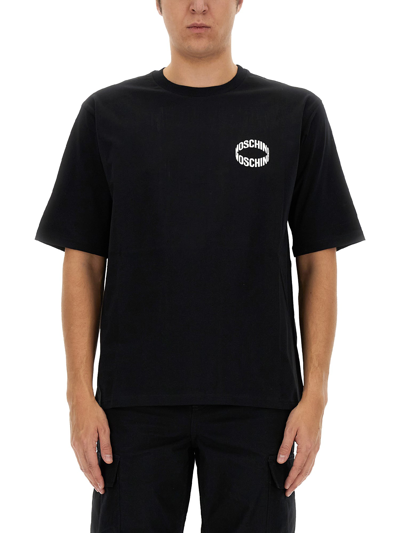 Moschino T-shirt With Logo In Black