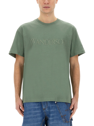 Jw Anderson T-shirt In Green