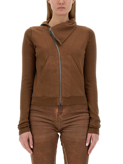 Rick Owens Drkshdw Mountain" Sweatshirt In Brown