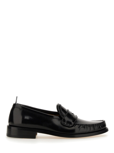 Thom Browne Leather Loafer In Black