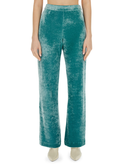 Jil Sander Wide Leg Trousers In Azure