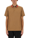 Burberry Brown Polo Shirts Men In Brown