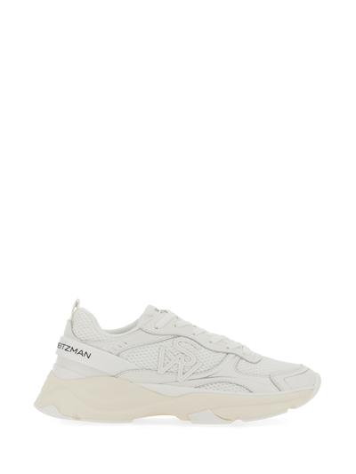 Stuart Weitzman Sneaker With Logo In White