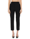 Max Mara Womens Black Nepeta Straight-leg High-rise Stretch-wool Trousers In Black