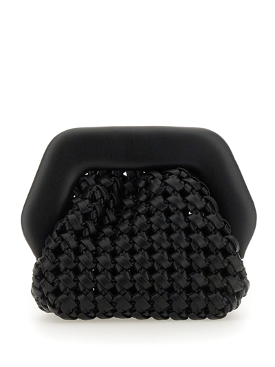 Themoirè Clutch "gea" In Black